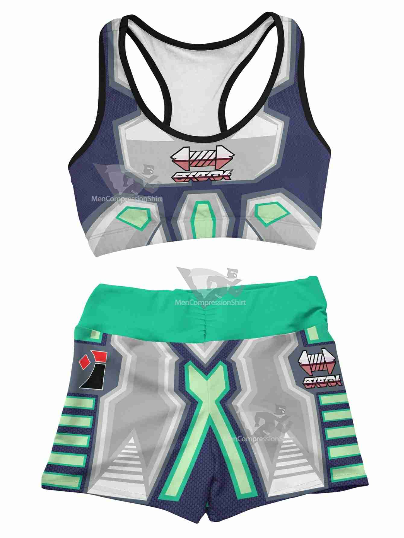 Anime Steel Women Compression Active Wear Set