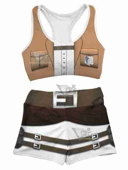 Aot Corps Women Compression Active Wear Set