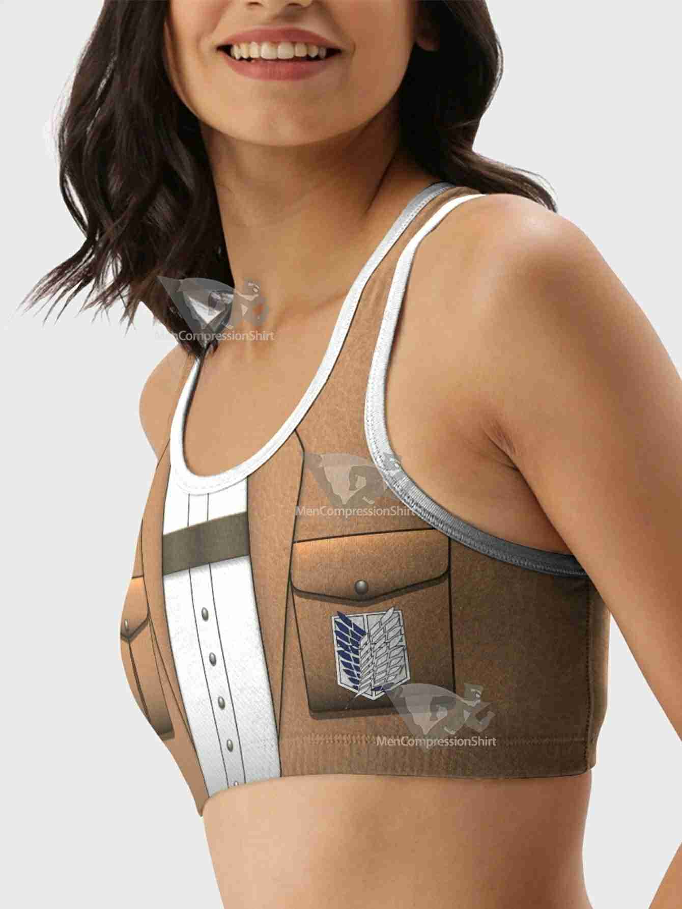 Aot Corps Women Compression Active Wear Set