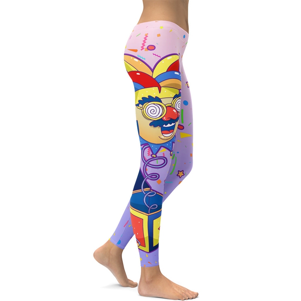 April Fools Day lady Compression Legging