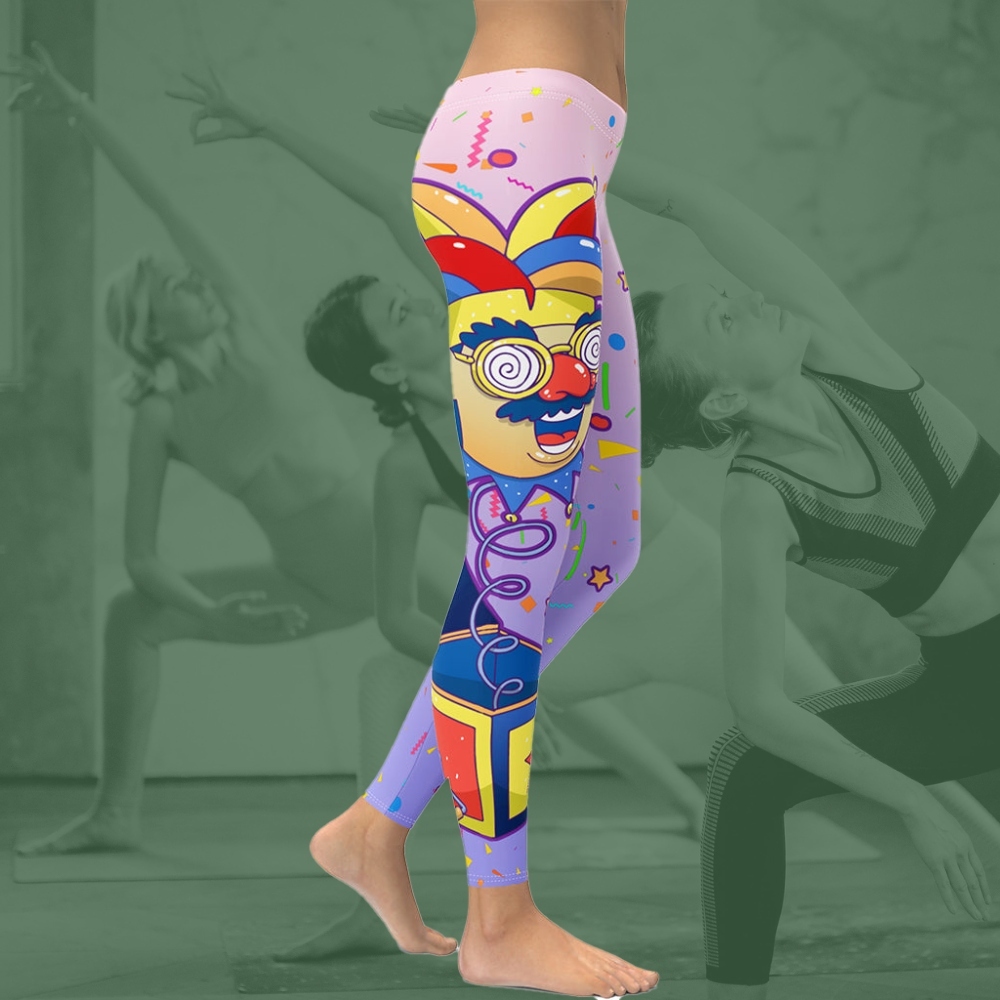 April Fools Day lady Compression Legging
