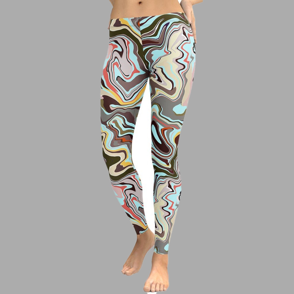 Aqua Marble lady Compression Legging