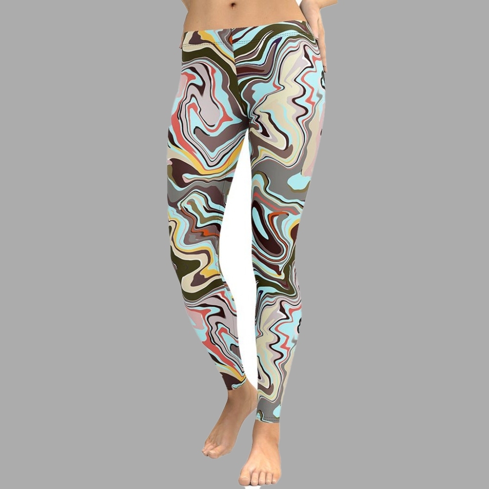 Aqua Marble lady Compression Legging