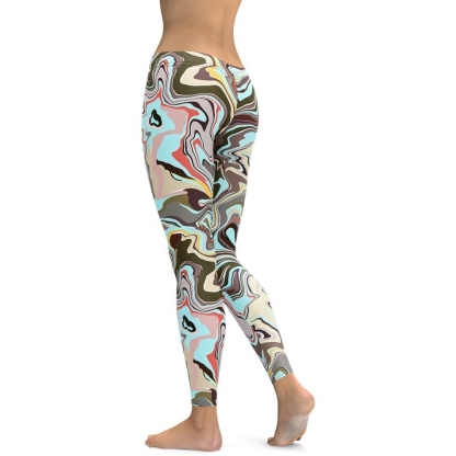 Aqua Marble lady Compression Legging