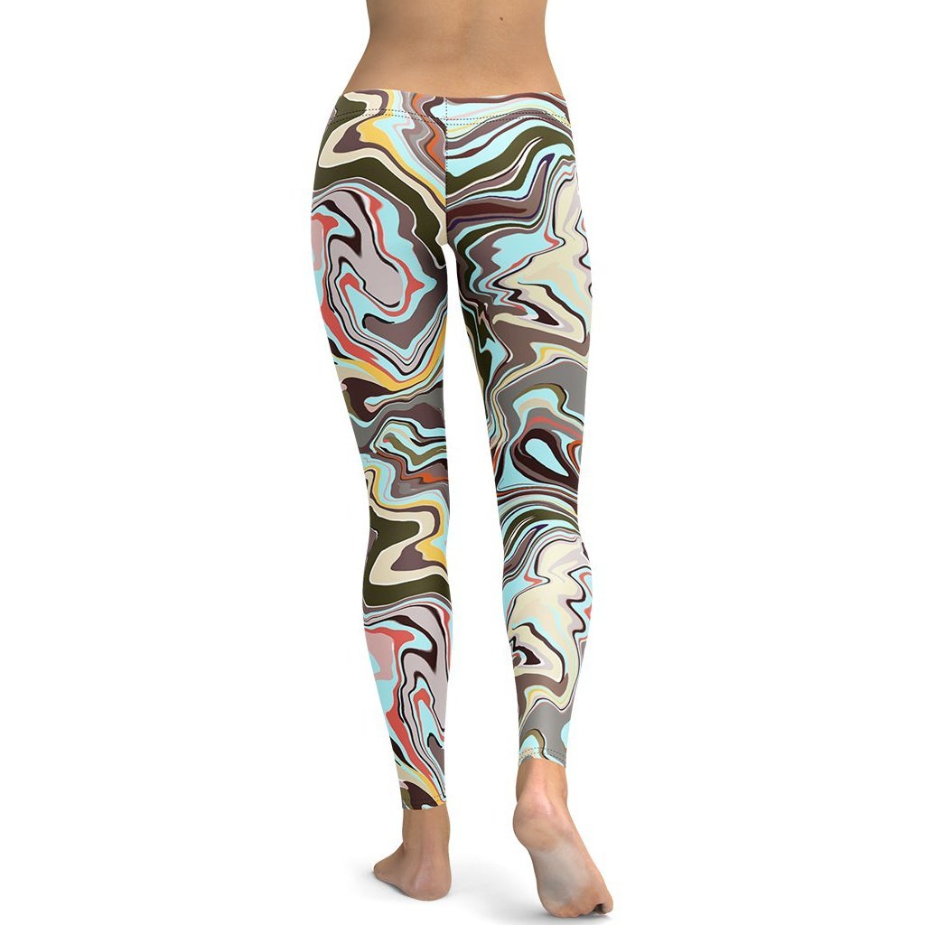 Aqua Marble lady Compression Legging