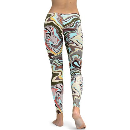 Aqua Marble lady Compression Legging