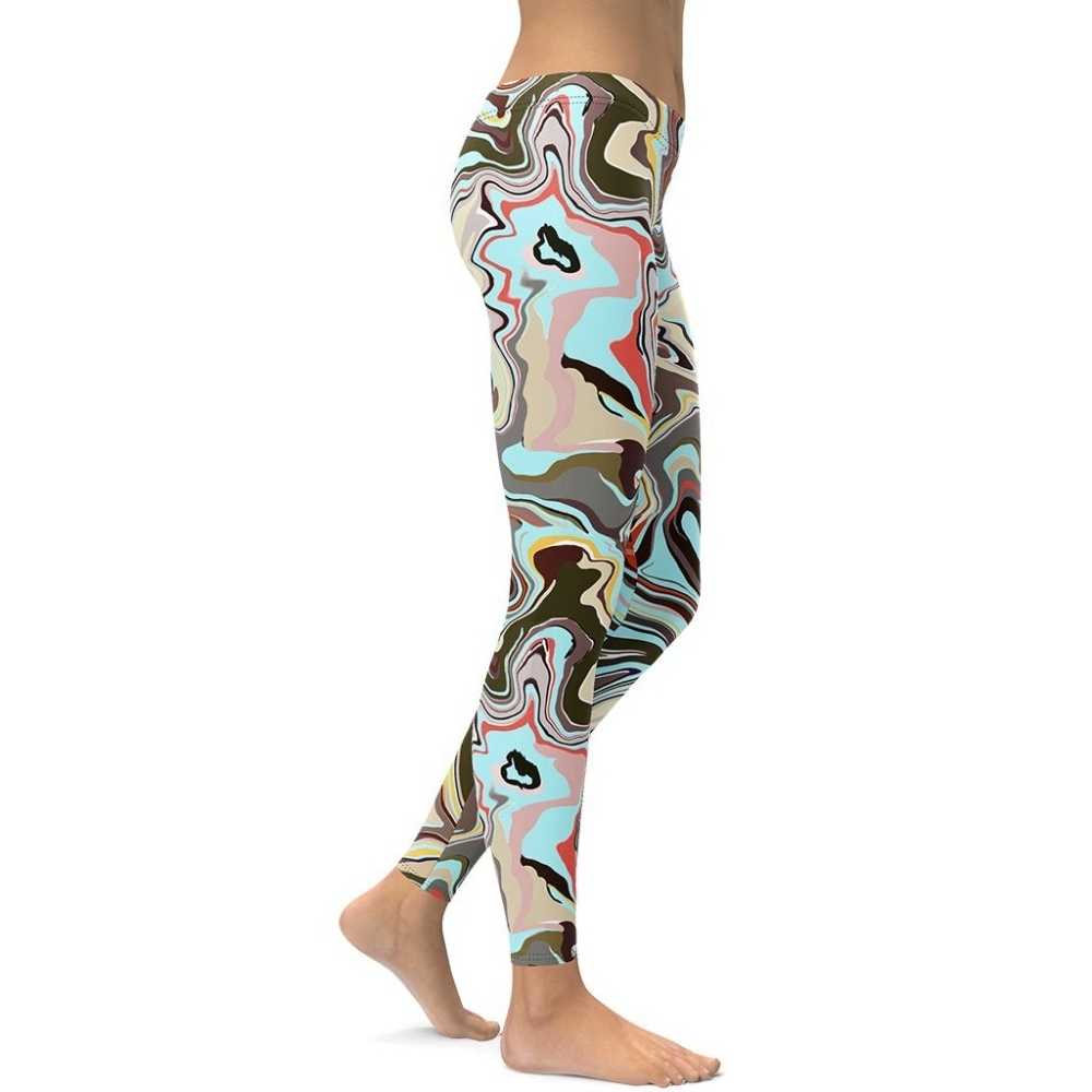 Aqua Marble lady Compression Legging