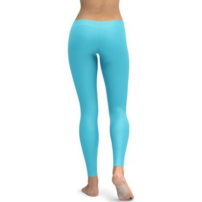 Aqua Turquoise lady Compression Legging