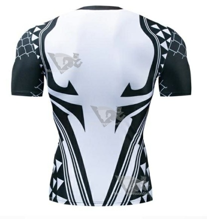 Aquaman Dark Tattoo Short Sleeve Dri-Fit Rash Guard