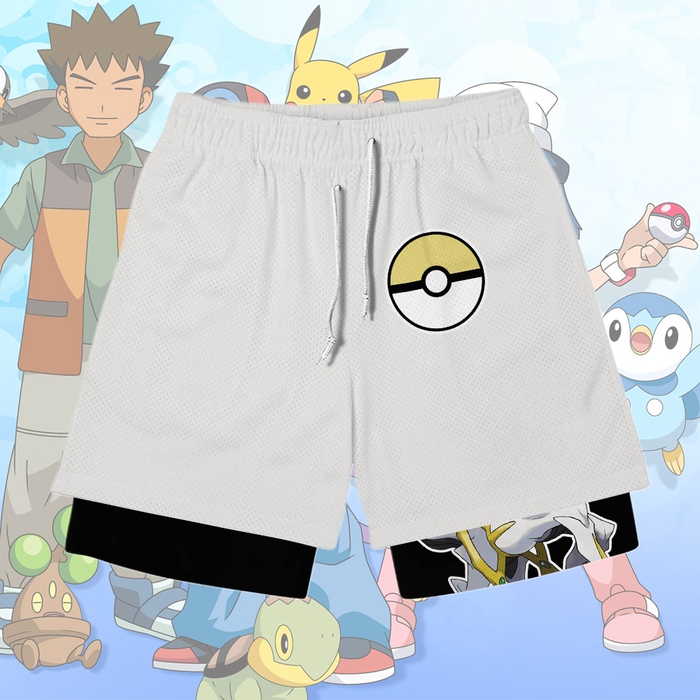 Arceus Anime Compression Gym Shorts