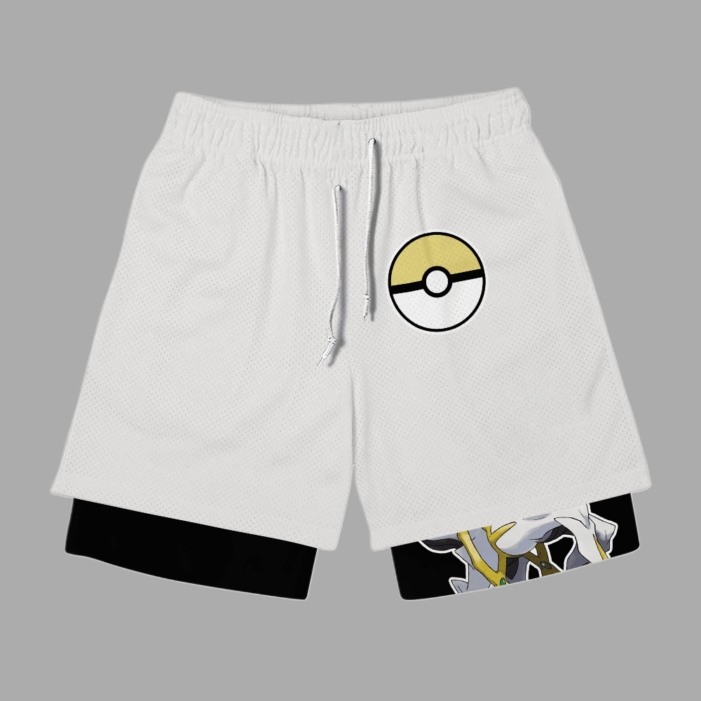 Arceus Anime Compression Gym Shorts