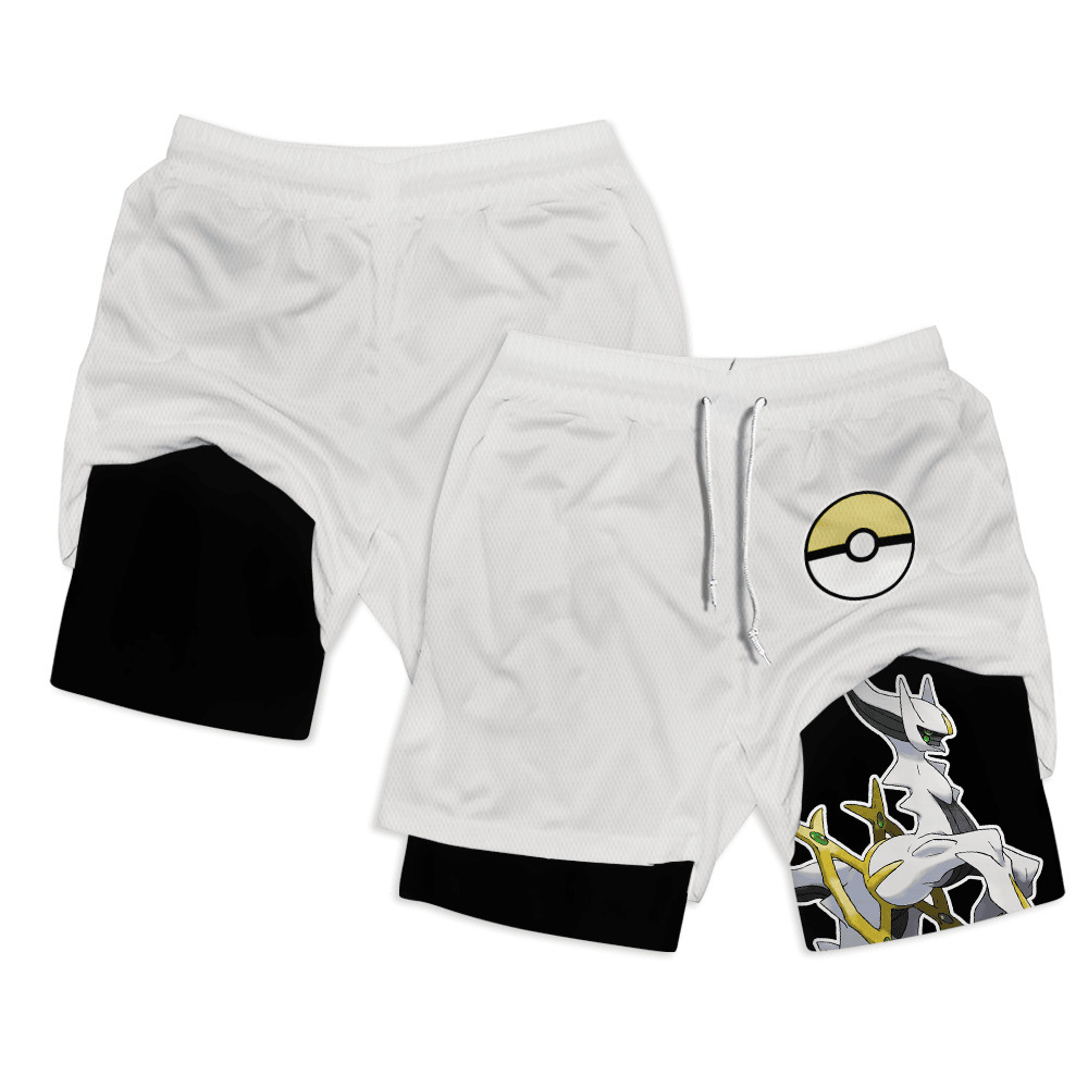 Arceus Anime Compression Gym Shorts