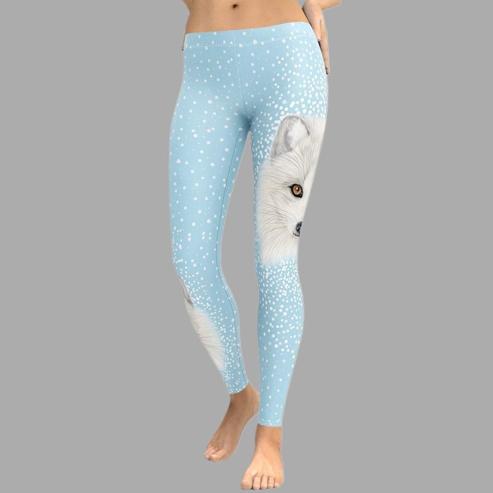 Arctic Fox Dog lady Compression Legging