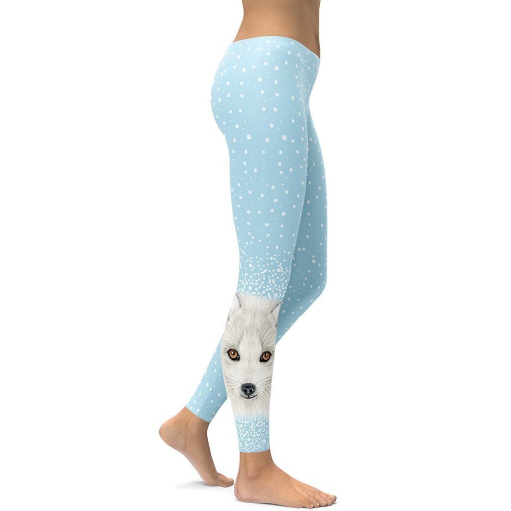 Arctic Fox Dog lady Compression Legging