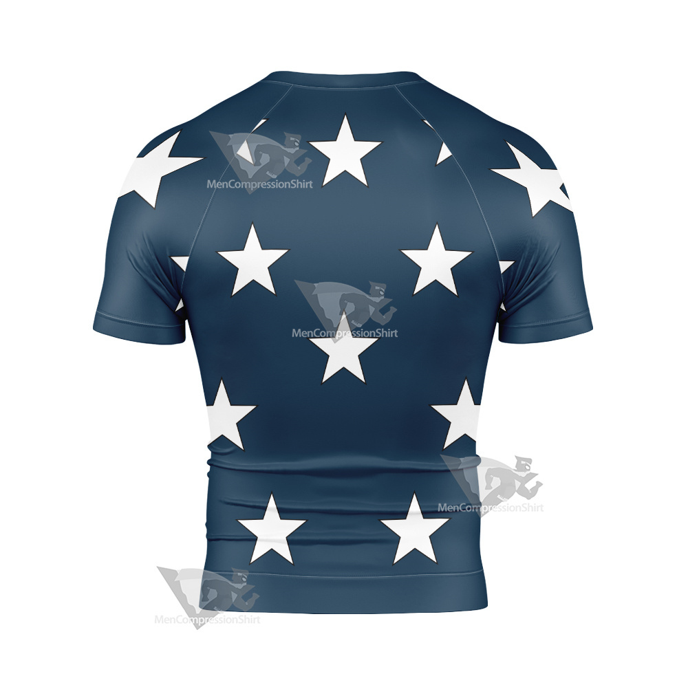 Arrowverse Star Spangled Kid Short Sleeve Compression Shirt