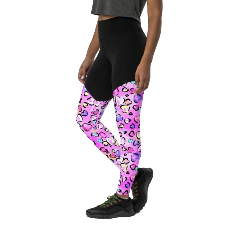 Artsy Heart Women Compression Legging