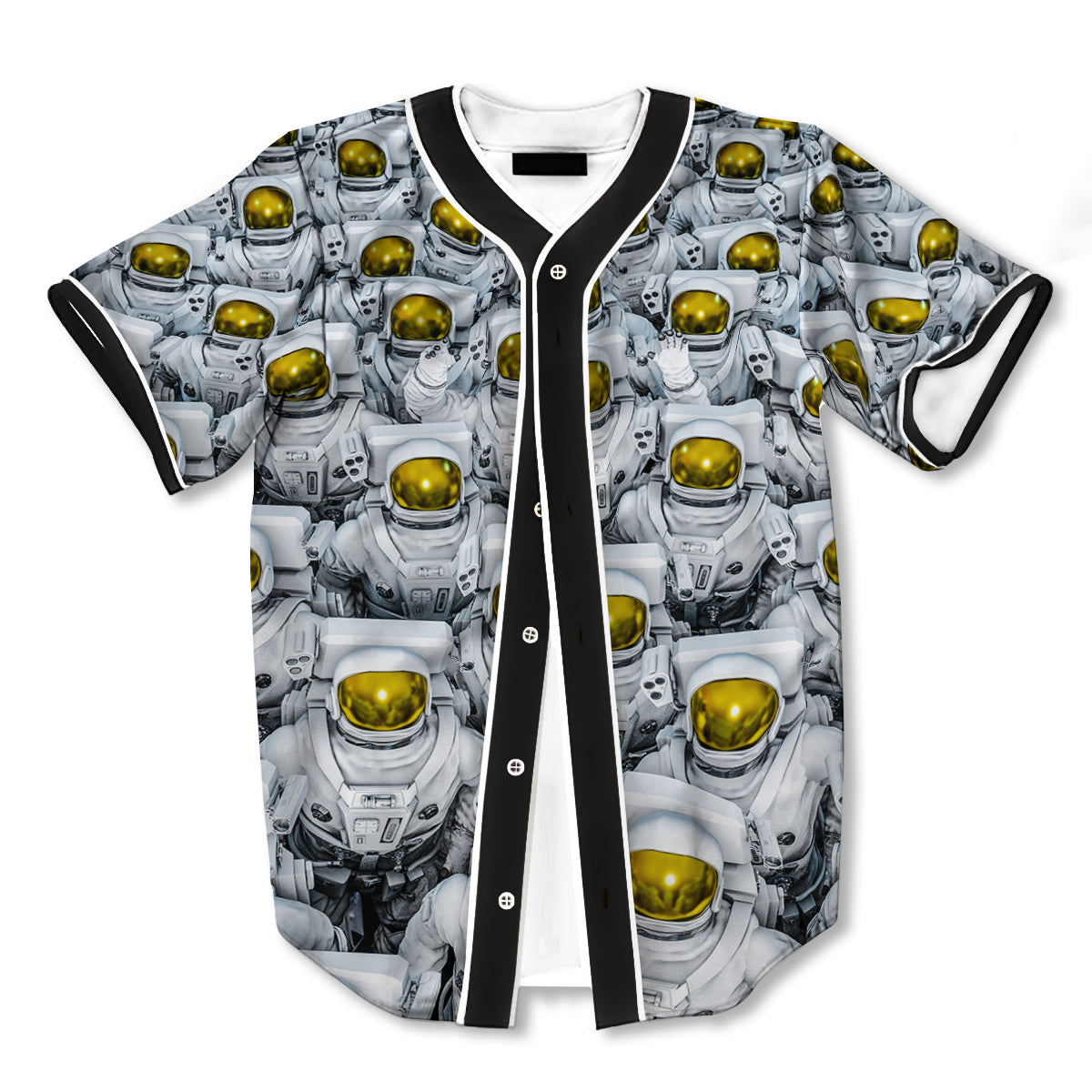 Astronauts Group 3d Print Full Size Baseball Jerseys