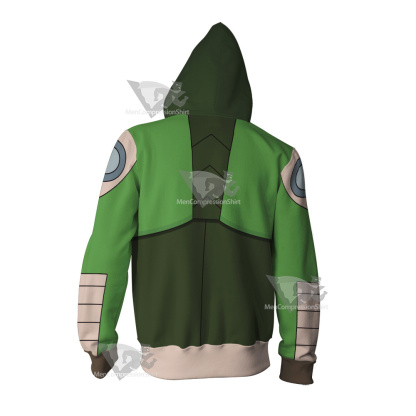 Atom Lioness Green Cosplay Zip Up Hoodie