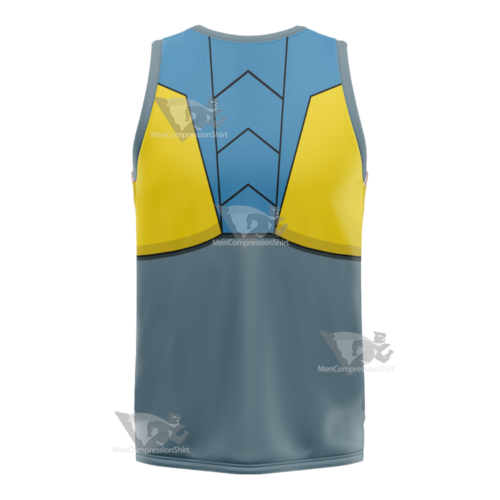 Atom Shark Yellow Cosplay Basketball Jersey