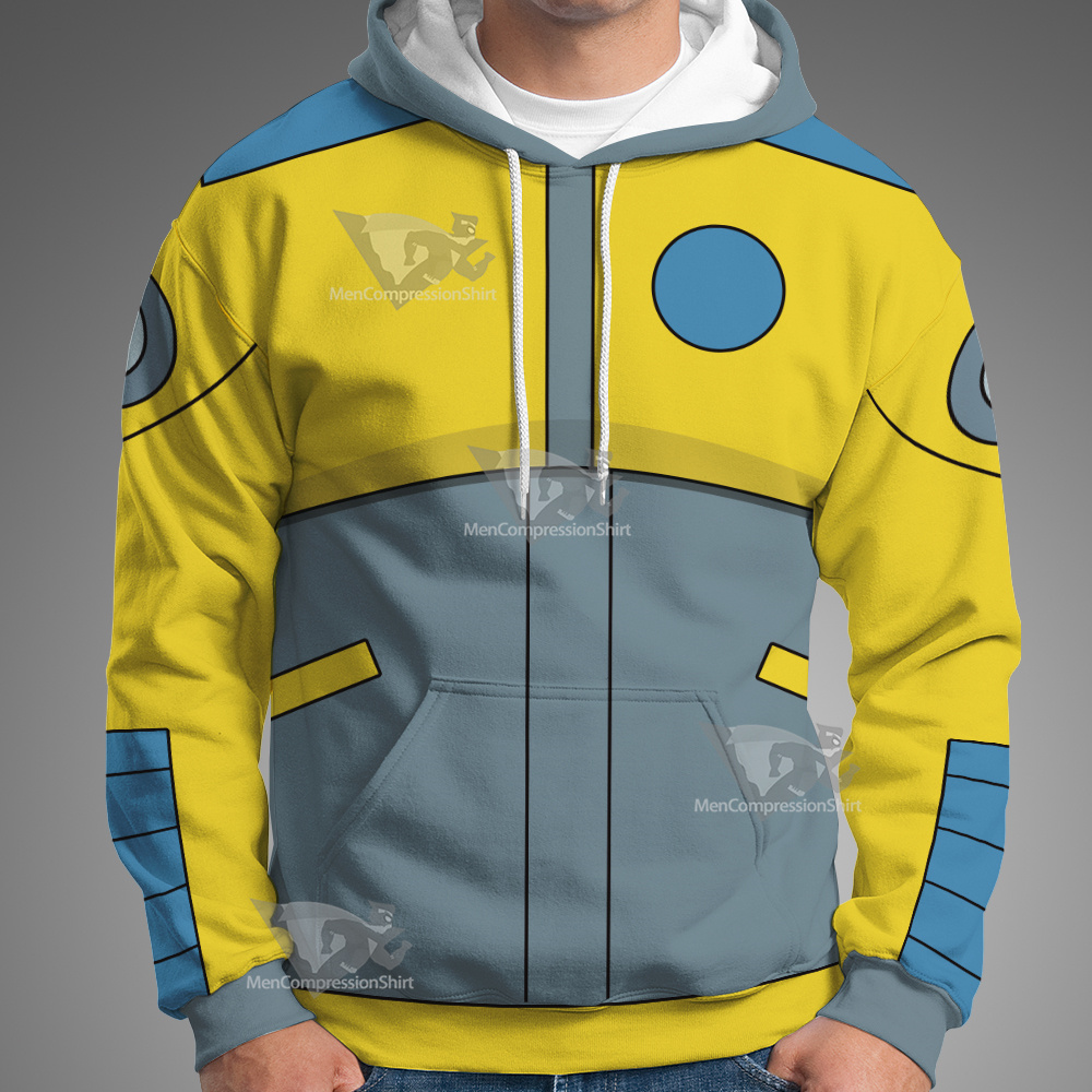 Atom Shark Yellow Cosplay Hoodie