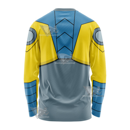 Atom Shark Yellow Cosplay Long Sleeve Shirt