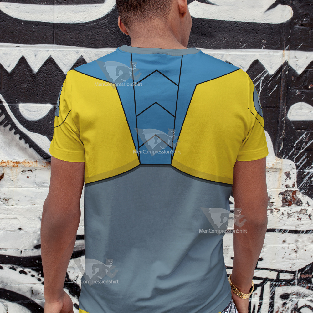 Atom Shark Yellow Cosplay T-Shirt
