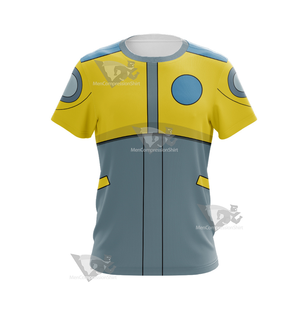 Atom Shark Yellow Cosplay T-Shirt