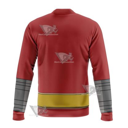 Dc Atom Smasher Red Cosplay Bomber Jacket