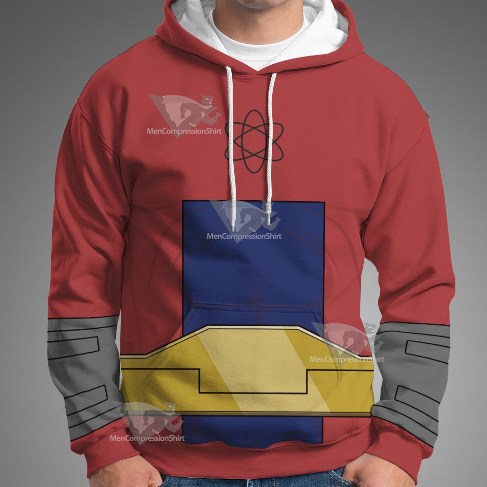 Dc Atom Smasher Red Cosplay Hoodie