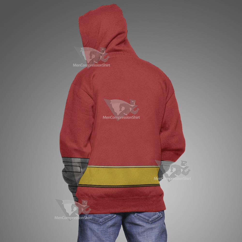 Dc Atom Smasher Red Cosplay Hoodie