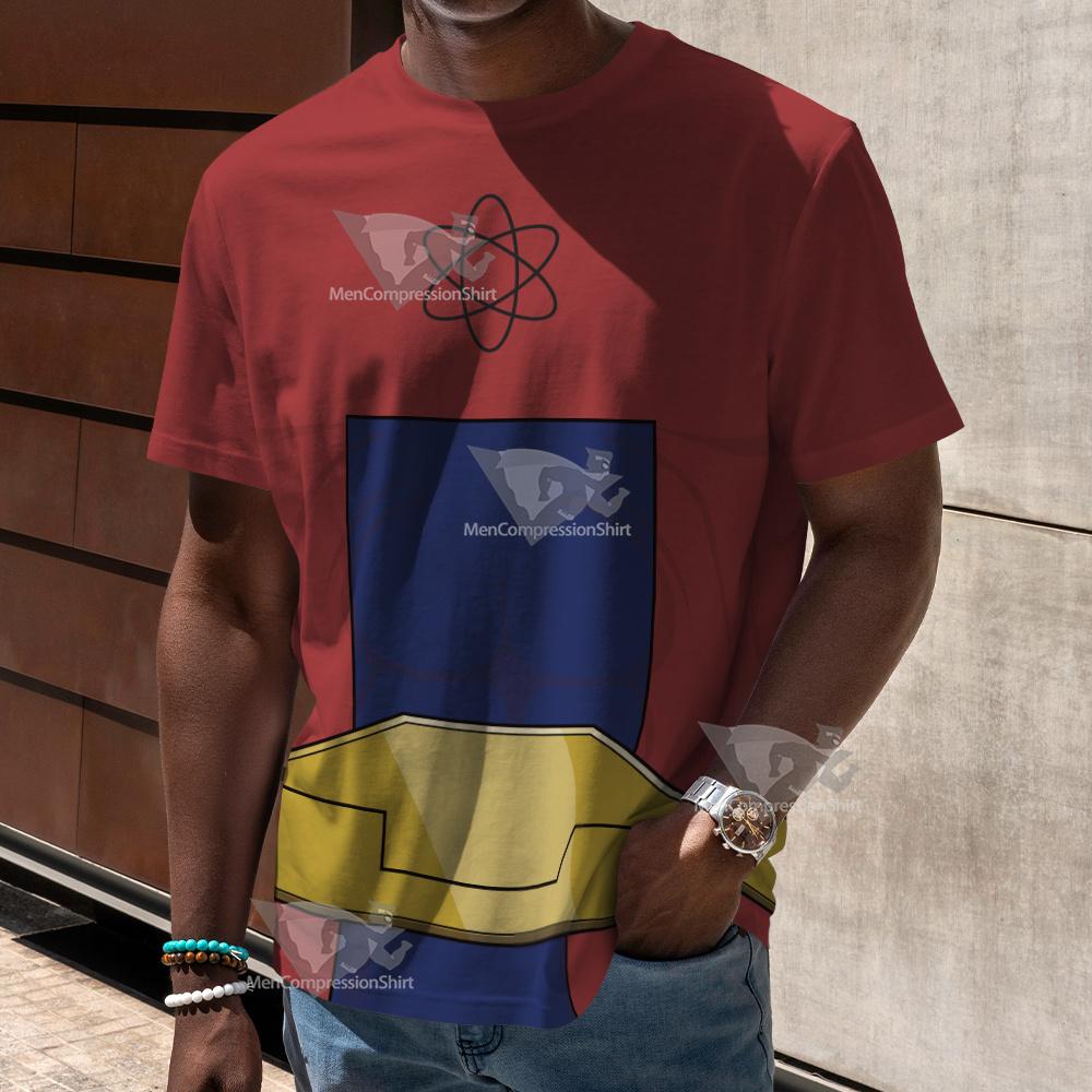 Dc Atom Smasher Red Cosplay T-Shirt