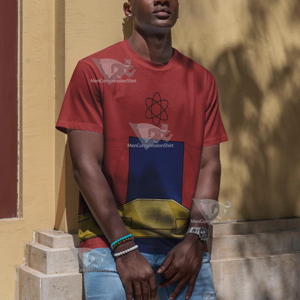 Dc Atom Smasher Red Cosplay T-Shirt