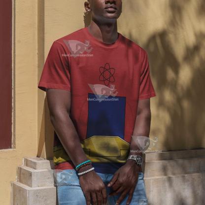 Dc Atom Smasher Red Cosplay T-Shirt