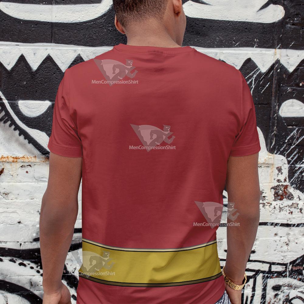 Dc Atom Smasher Red Cosplay T-Shirt