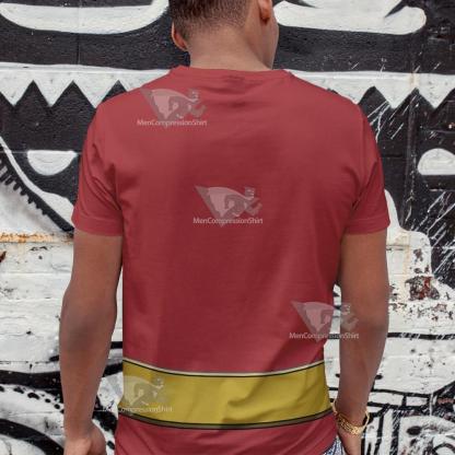 Dc Atom Smasher Red Cosplay T-Shirt