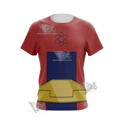 Dc Atom Smasher Red Cosplay T-Shirt