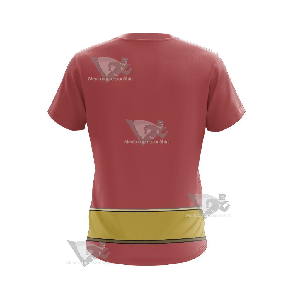 Dc Atom Smasher Red Cosplay T-Shirt