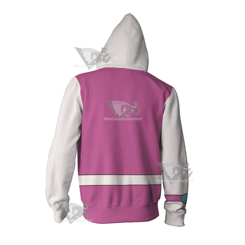 Atomic Betty Pink Cosplay Zip Up Hoodie
