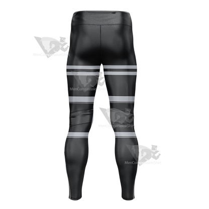 Attack On Titan Black Mens Compression Legging