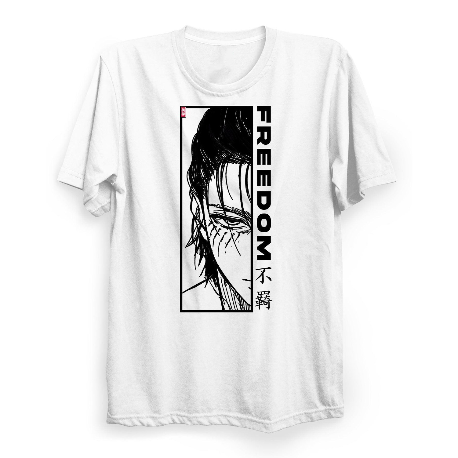 Attack On Titan Eren Yeager 3d Art Battle Scene Tee