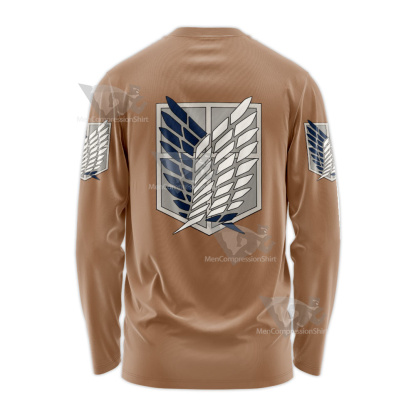 Attack On Titan No Kyojin Scout Regiment Survey Corps Erwin Smith Long Sleeve Shirt