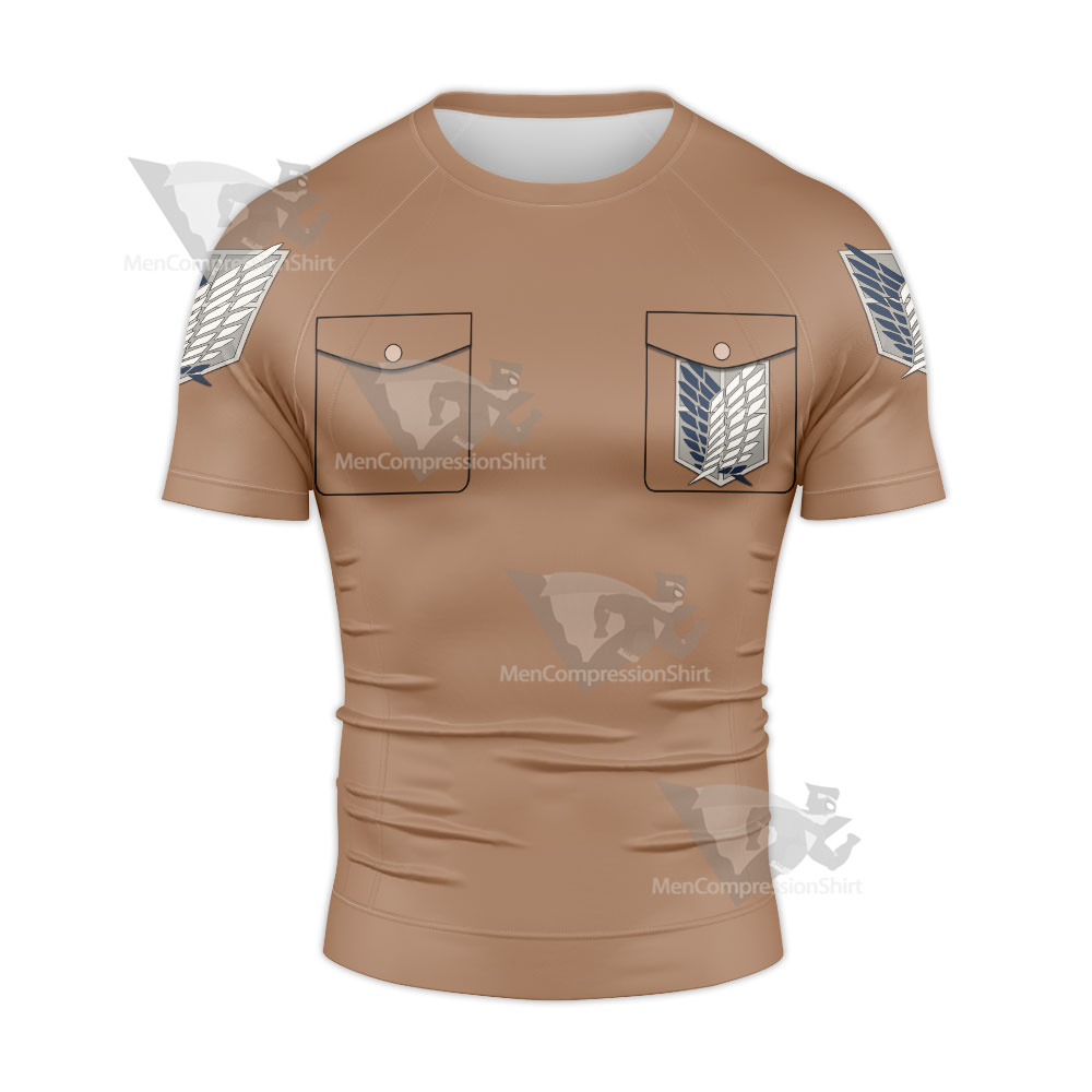 Attack On Titan Scout Regiment Survey Corps Erwin Smith Rash Guard