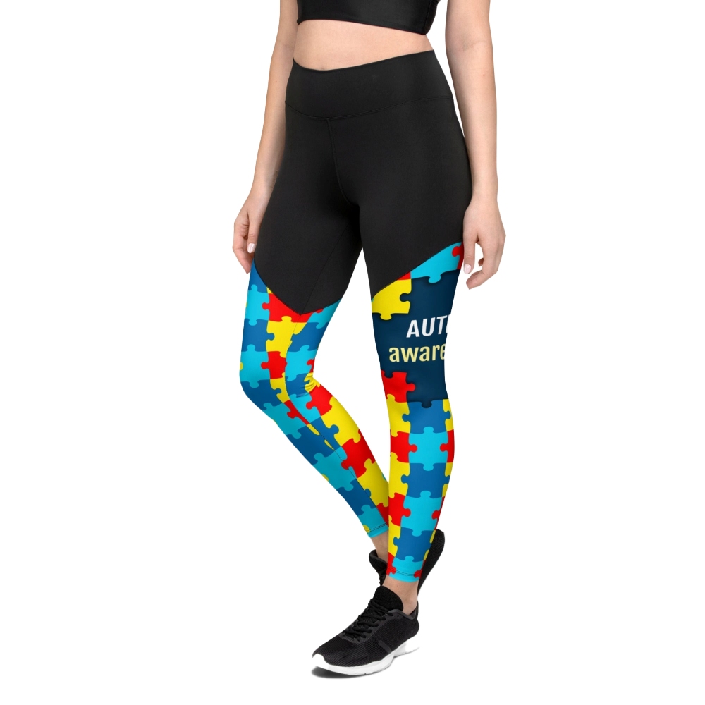 Autism Awareness Women Compression Legging