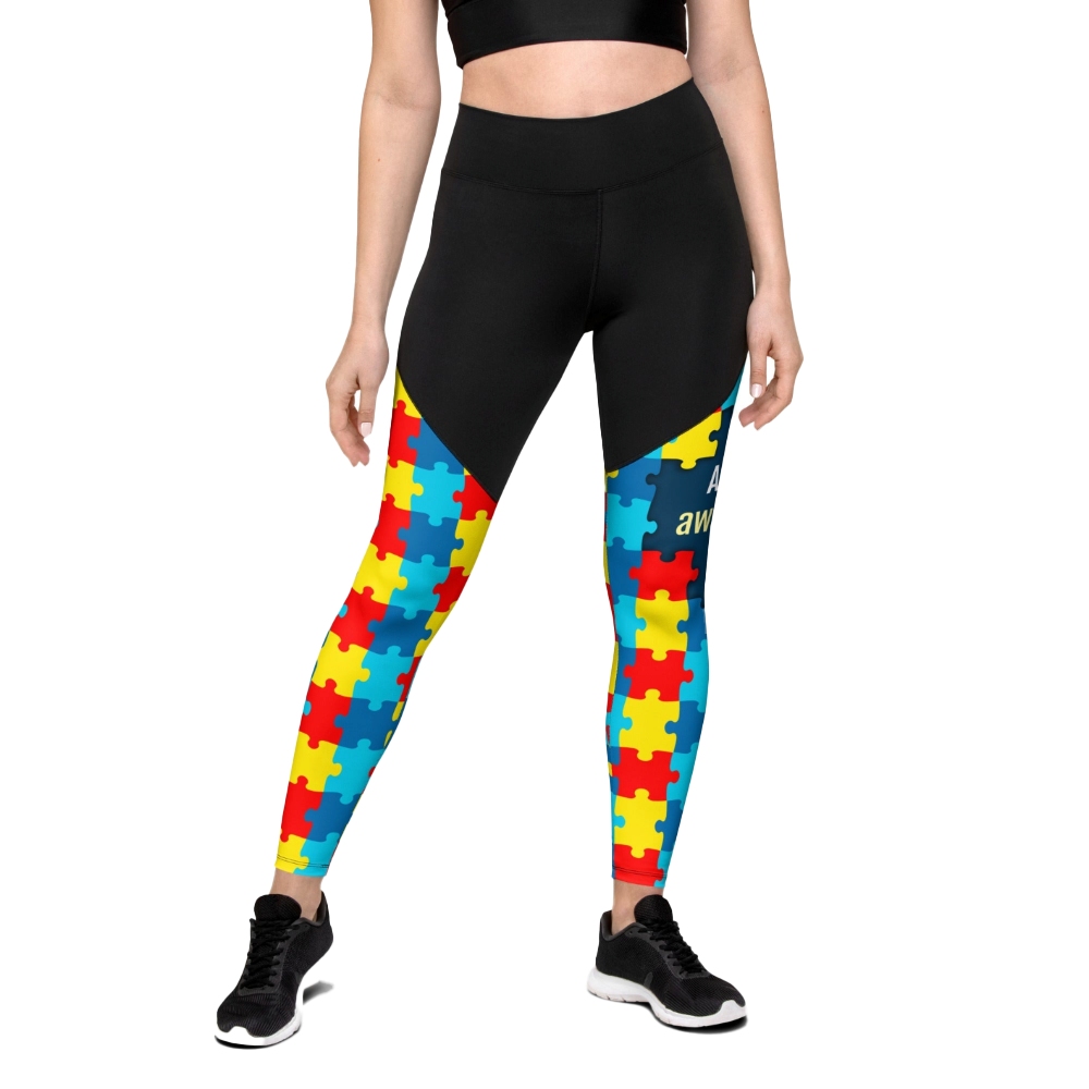 Autism Awareness Women Compression Legging