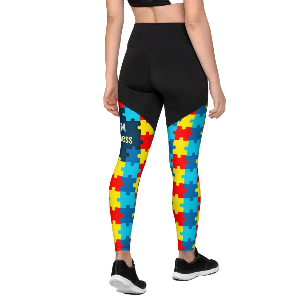 Autism Awareness Women Compression Legging