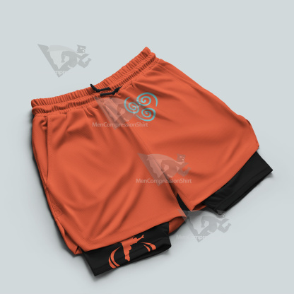 Avatar Air Nomad Orange Men Compression Gym Short