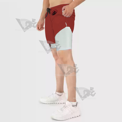 Avatar Fire Nation Red Men Compression Gym Short