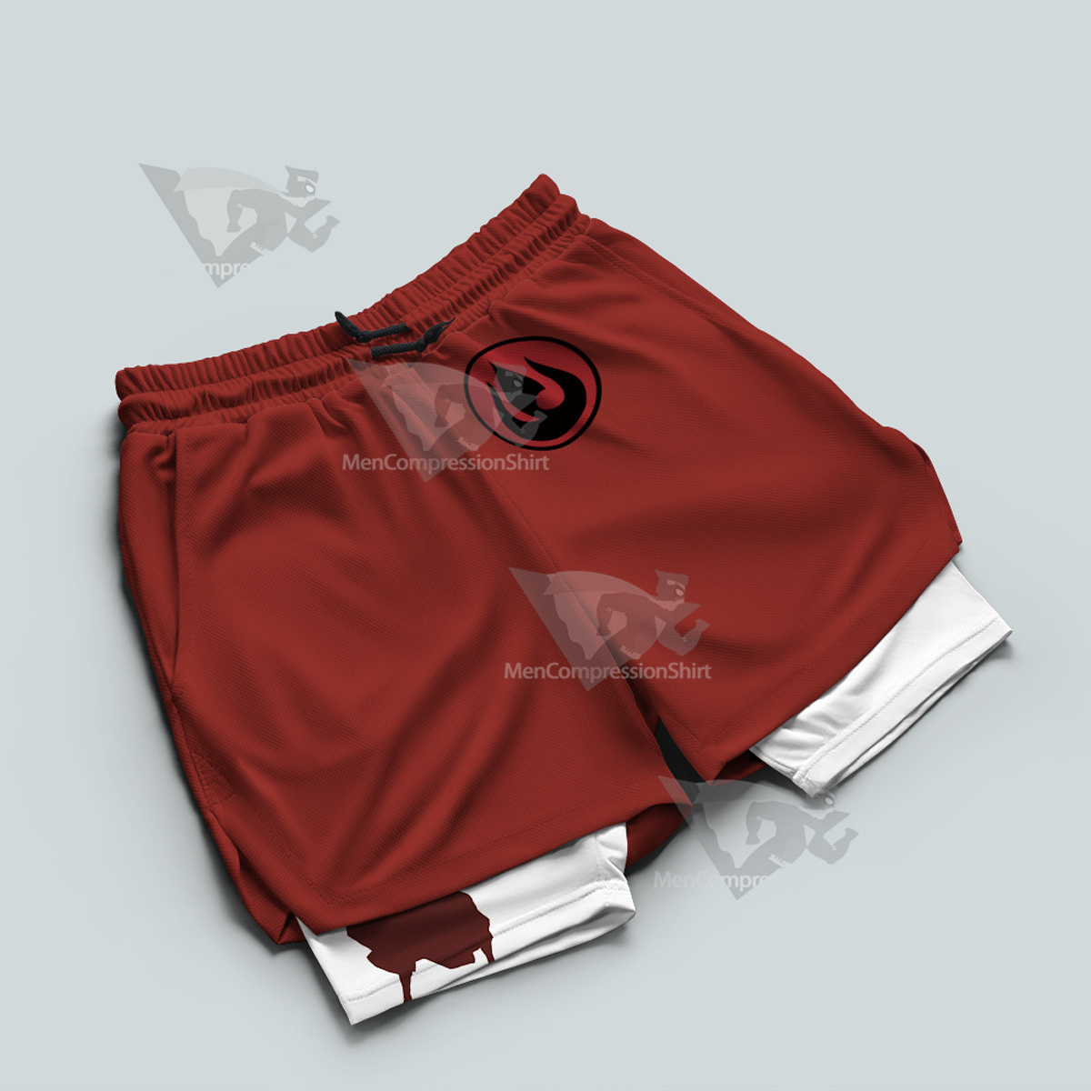 Avatar Fire Nation Red Men Compression Gym Short
