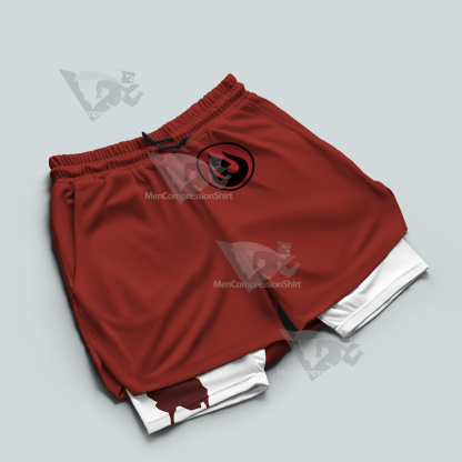 Avatar Fire Nation Red Men Compression Gym Short