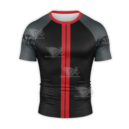 Avatar The Last Airbender Aang Short Sleeve Compression Shirt